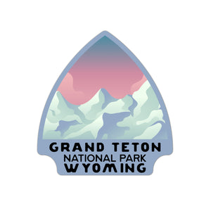 Grand Teton National Park Sticker | Grand Teton Arrowhead Sticker