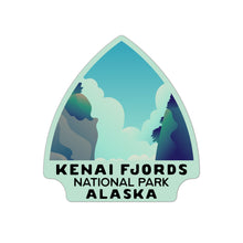 Load image into Gallery viewer, Kenai Fjords National Park Sticker | Kenai Fjords Arrowhead Sticker