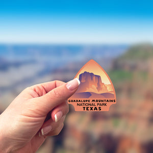 Guadalupe Mountains National Park Sticker | Guadalupe Mountains Arrowhead Sticker