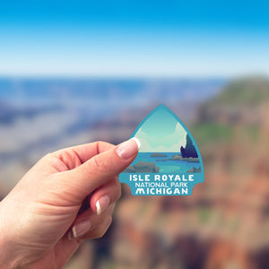 Isle Royale National Park Sticker | Isle Royale Arrowhead Sticker