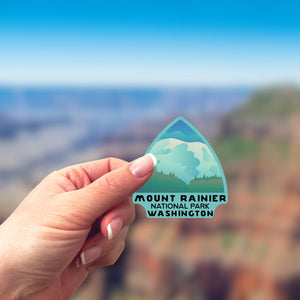 Mount Rainier National Park Sticker | Mount Rainier Arrowhead Sticker