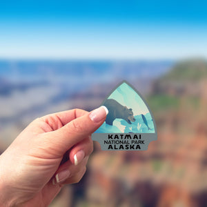 Katmai National Park Sticker | Katmai Arrowhead Sticker