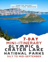 Load image into Gallery viewer, Mini  7-Day Crater Lake &amp; Olympic National Park Itinerary