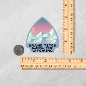 Grand Teton National Park Sticker | Grand Teton Arrowhead Sticker