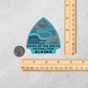 Gates of the Arctic National Park Sticker | Gates of the Arctic Arrowhead Sticker