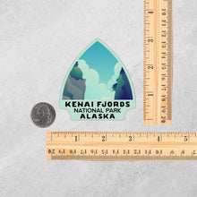 Load image into Gallery viewer, Kenai Fjords National Park Sticker | Kenai Fjords Arrowhead Sticker