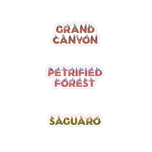 Load image into Gallery viewer, Arizona National Park Name Sticker Bundle