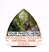 Load image into Gallery viewer, Cuyahoga Valley National Park Arrowhead Photo Frame
