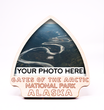 Load image into Gallery viewer, Gates of the Arctic National Park Arrowhead Photo Frame