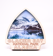 Load image into Gallery viewer, Glacier Bay National Park Arrowhead Photo Frame