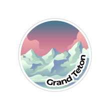 Load image into Gallery viewer, Grand Teton National Park Sticker | Grand Teton Round Sticker