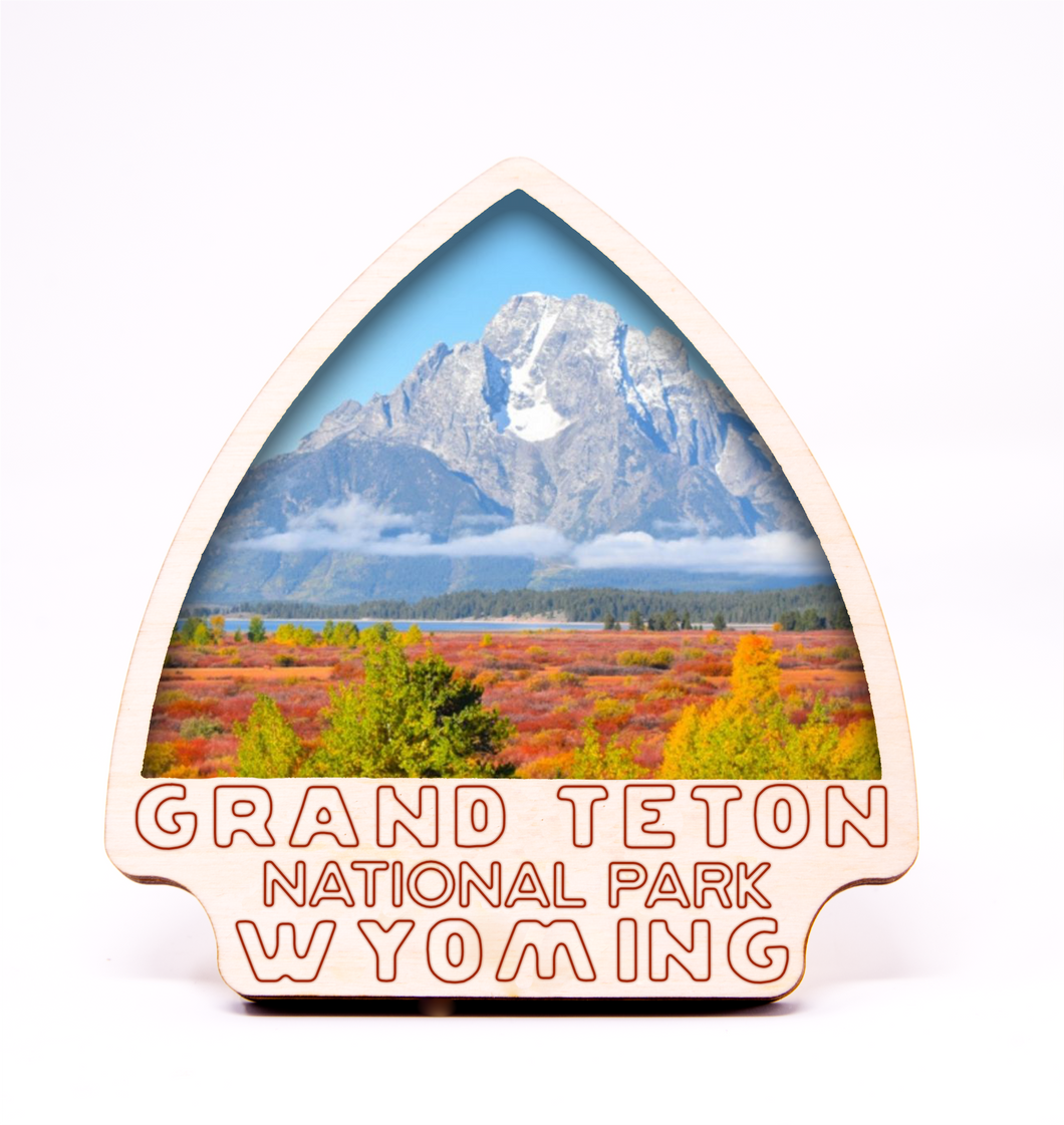 Grand Teton National Park Arrowhead Photo Frame