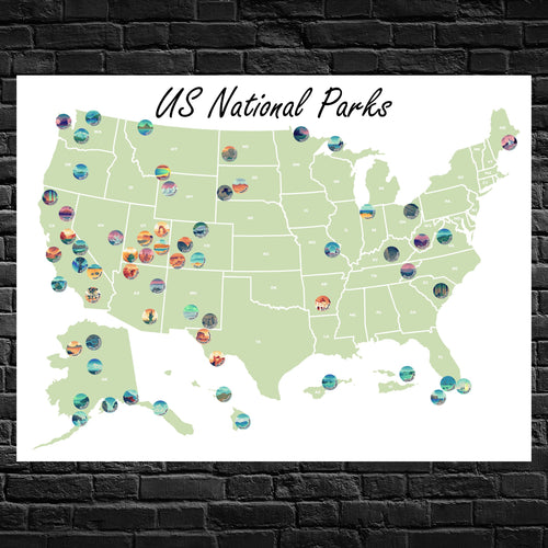 Save 15% on the US National Park Map when purchased with the Beginner Bundle