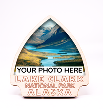 Load image into Gallery viewer, Lake Clark National Park Arrowhead Photo Frame
