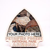 Load image into Gallery viewer, Petrified Forest National Park Arrowhead Photo Frame