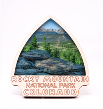 Load image into Gallery viewer, Rocky Mountain National Park Arrowhead Photo Frame