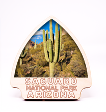 Load image into Gallery viewer, Saguaro National Park Arrowhead Photo Frame