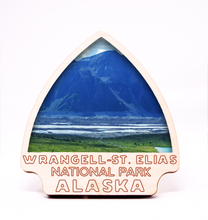 Load image into Gallery viewer, Wrangell-St. Elias National Park Arrowhead Photo Frame