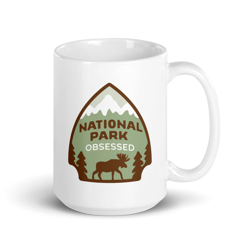 National Park Obsessed Glossy Mug