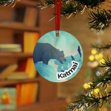 Load image into Gallery viewer, Katmai National Park Metal Ornament