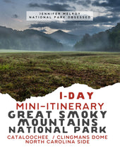 Load image into Gallery viewer, Mini  1-Day Great Smoky Mountains National Park Itinerary - Cataloochee and Clingmans Dome