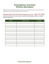 Load image into Gallery viewer, 21 Day 8 Alaska National Park Itinerary