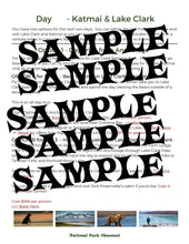 Load image into Gallery viewer, 14 Day 8 Alaska National Park Itinerary