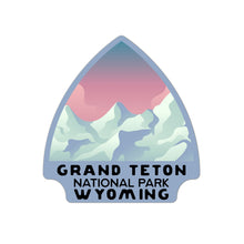 Load image into Gallery viewer, Wyoming National Parks Arrowhead Sticker Bundle