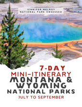 Load image into Gallery viewer, Mini  7-Day Montana and Wyoming National Parks Itinerary