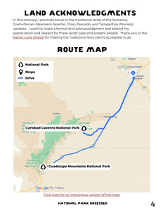 Mini  2-Day Carlsbad Caverns & Guadalupe Mountains National Parks Itinerary