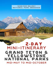 Load image into Gallery viewer, Mini  2-Day Grand Teton &amp; Yellowstone National Park Itinerary