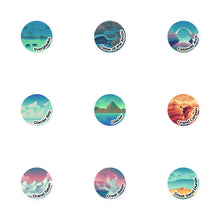 Load image into Gallery viewer, 3 National Park Round Stickers of Your Choice