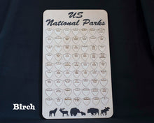 Load image into Gallery viewer, 63 National Park Checklist / US National Parks Bucket List Board