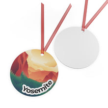 Load image into Gallery viewer, Yosemite National Park Metal Ornament