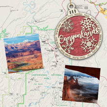 Load image into Gallery viewer, Utah Mighty Five National Park Christmas Ornaments Bundle / Utah National Park Wooden Christmas Ornament