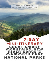Load image into Gallery viewer, Mini  7-Day Great Smoky Mountains, New River Gorge, and Mammoth Cave National Park Itinerary