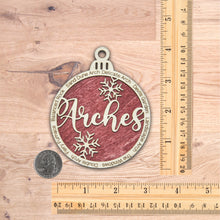 Load image into Gallery viewer, Arches National Park Christmas Ornament - Round