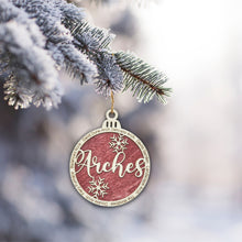 Load image into Gallery viewer, Arches National Park Christmas Ornament - Round