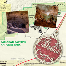 Load image into Gallery viewer, Carlsbad Caverns National Park Christmas Ornament - Round