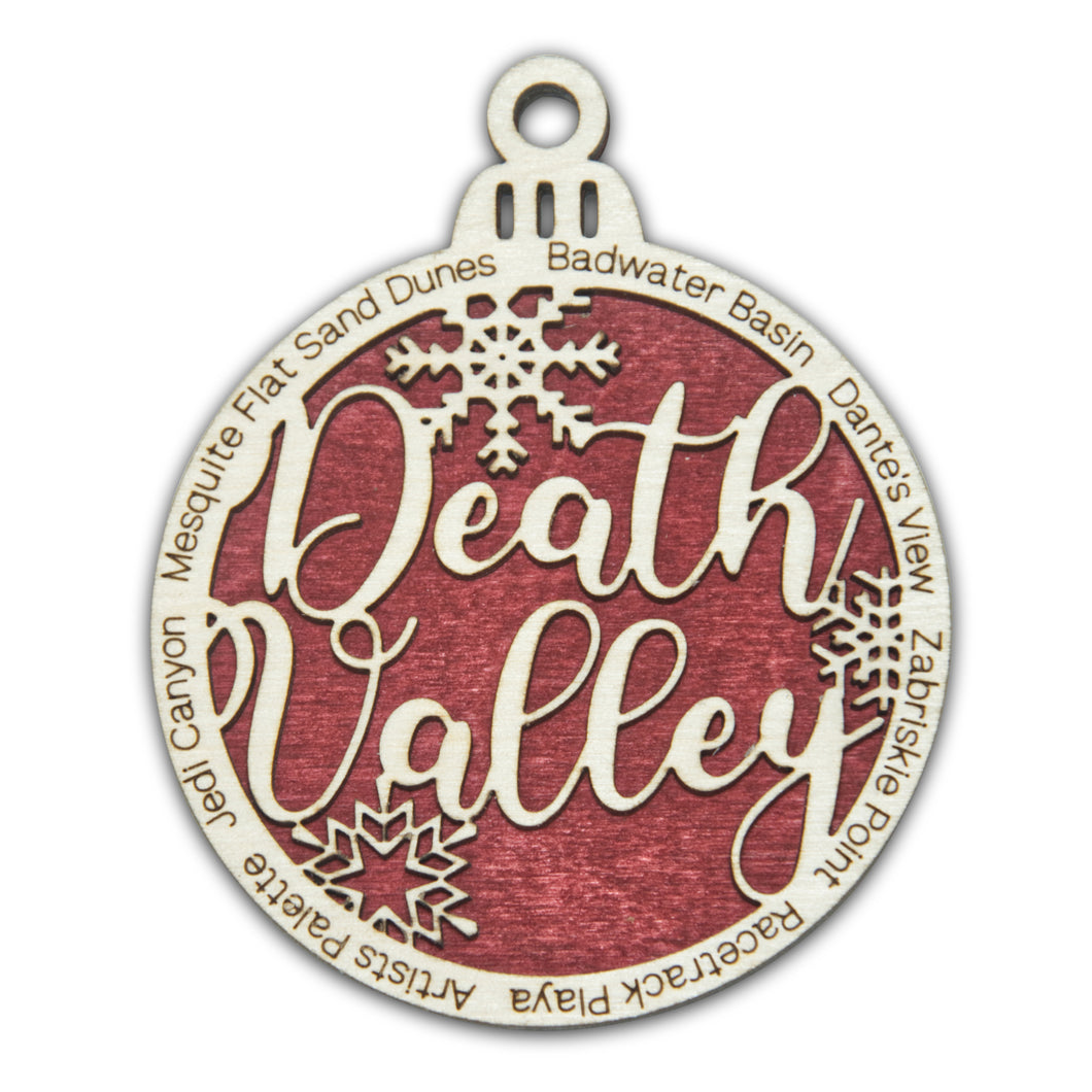 Death Valley National Park Christmas Ornament - Round