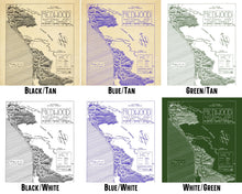 Load image into Gallery viewer, Great Smoky Mountains National Park Map Hand-Drawn Print