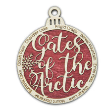 Load image into Gallery viewer, Gates of the Arctic National Park Christmas Ornament - Round