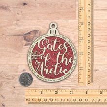 Load image into Gallery viewer, Gates of the Arctic National Park Christmas Ornament - Round