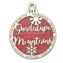 Load image into Gallery viewer, Guadalupe Mountains National Park Christmas Ornament - Round