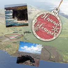 Load image into Gallery viewer, Hawaii Volcanoes National Park Christmas Ornament - Round