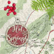 Load image into Gallery viewer, Hot Springs National Park Christmas Ornament - Round