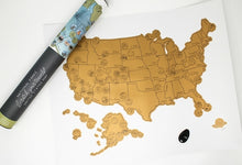 Load image into Gallery viewer, US National Parks Scratch Your Travels Map