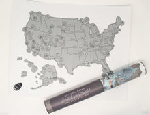Load image into Gallery viewer, US National Parks Scratch Your Travels Map