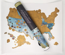 Load image into Gallery viewer, US National Parks Scratch Your Travels Map