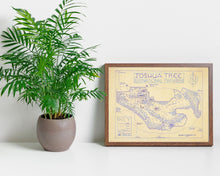 Load image into Gallery viewer, Joshua Tree National Park Map Hand-Drawn Print